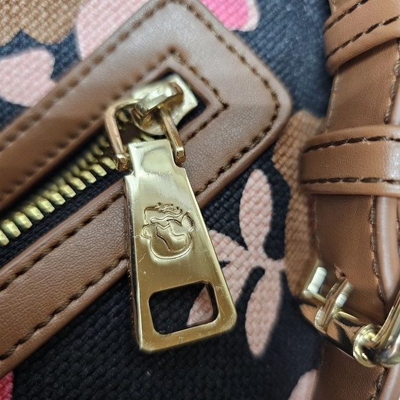 SPARTINA 449 Floral Linen and Leather shoulder bag - Picture 7 of 16